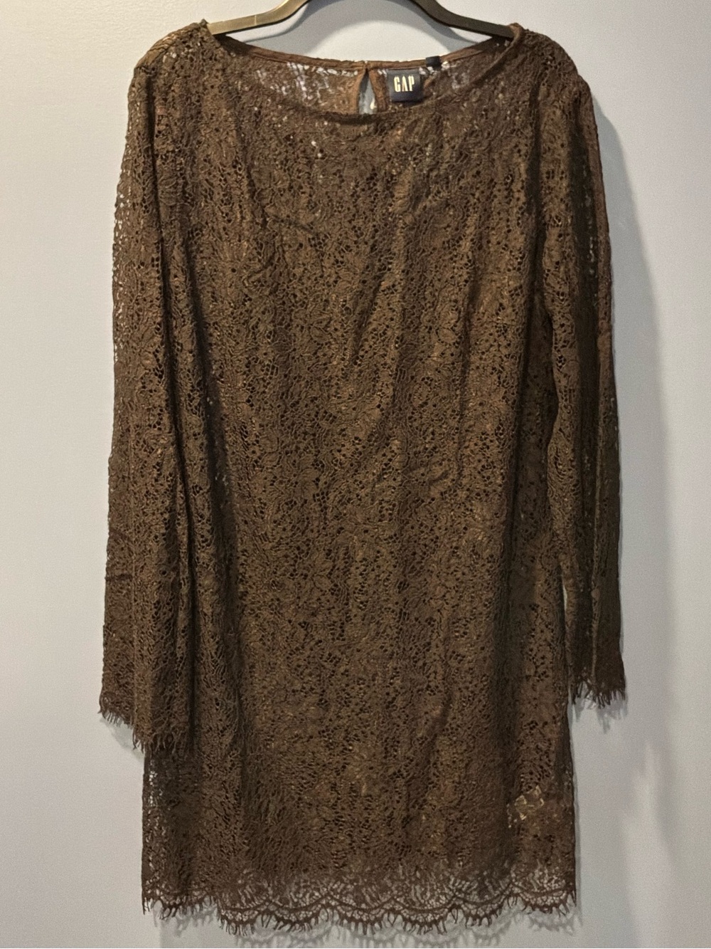 GAP Long-Sleeve Lace Dress